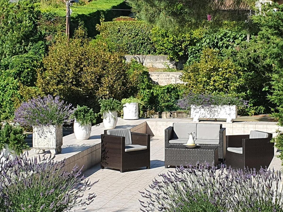Haus Mit Garten Ueber Der Bucht Von Cannes Vallauris Bagian luar foto